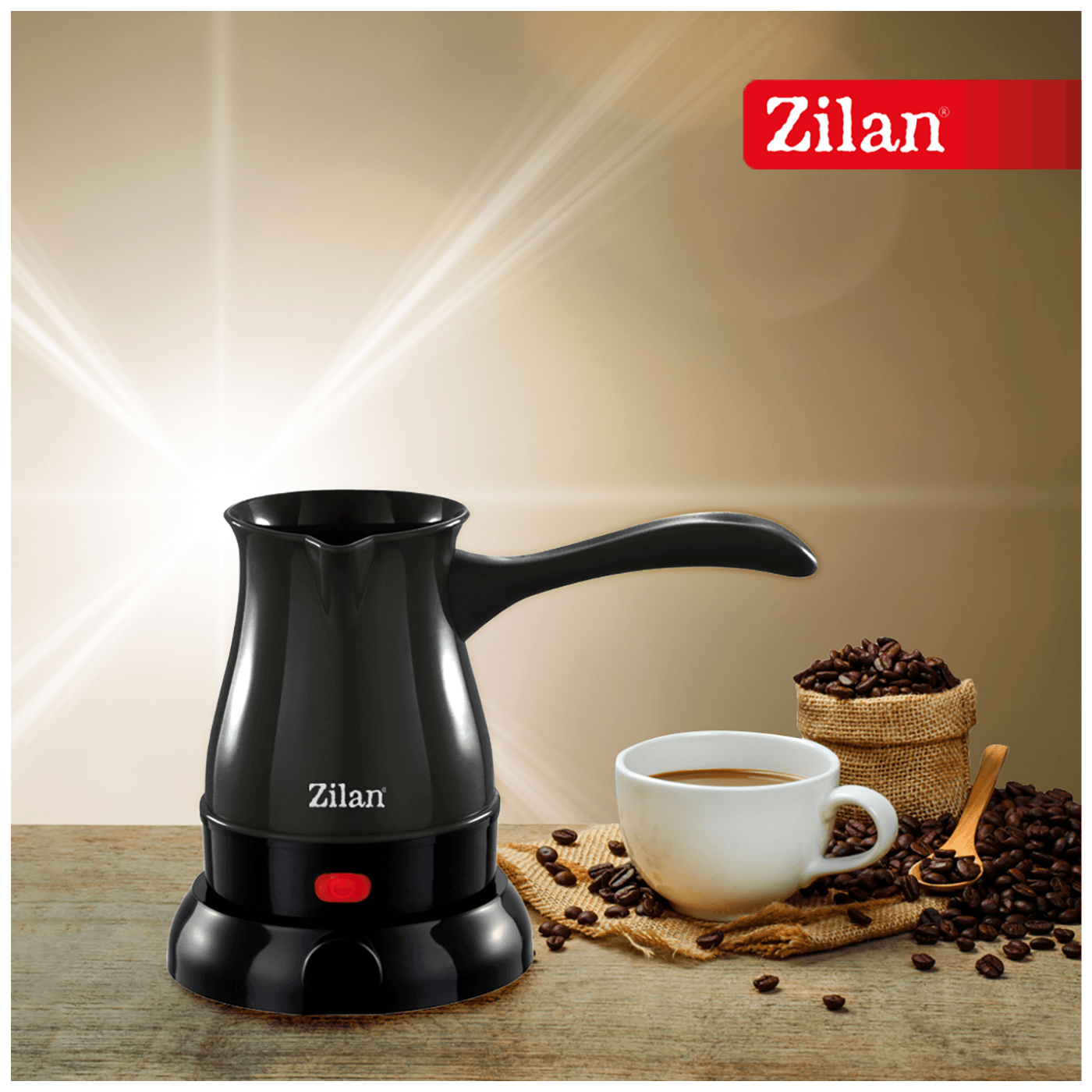 Zilan Kuhalo za kavu, 600 W, 0,3 lit. crna - ZLN0188 BK-2
