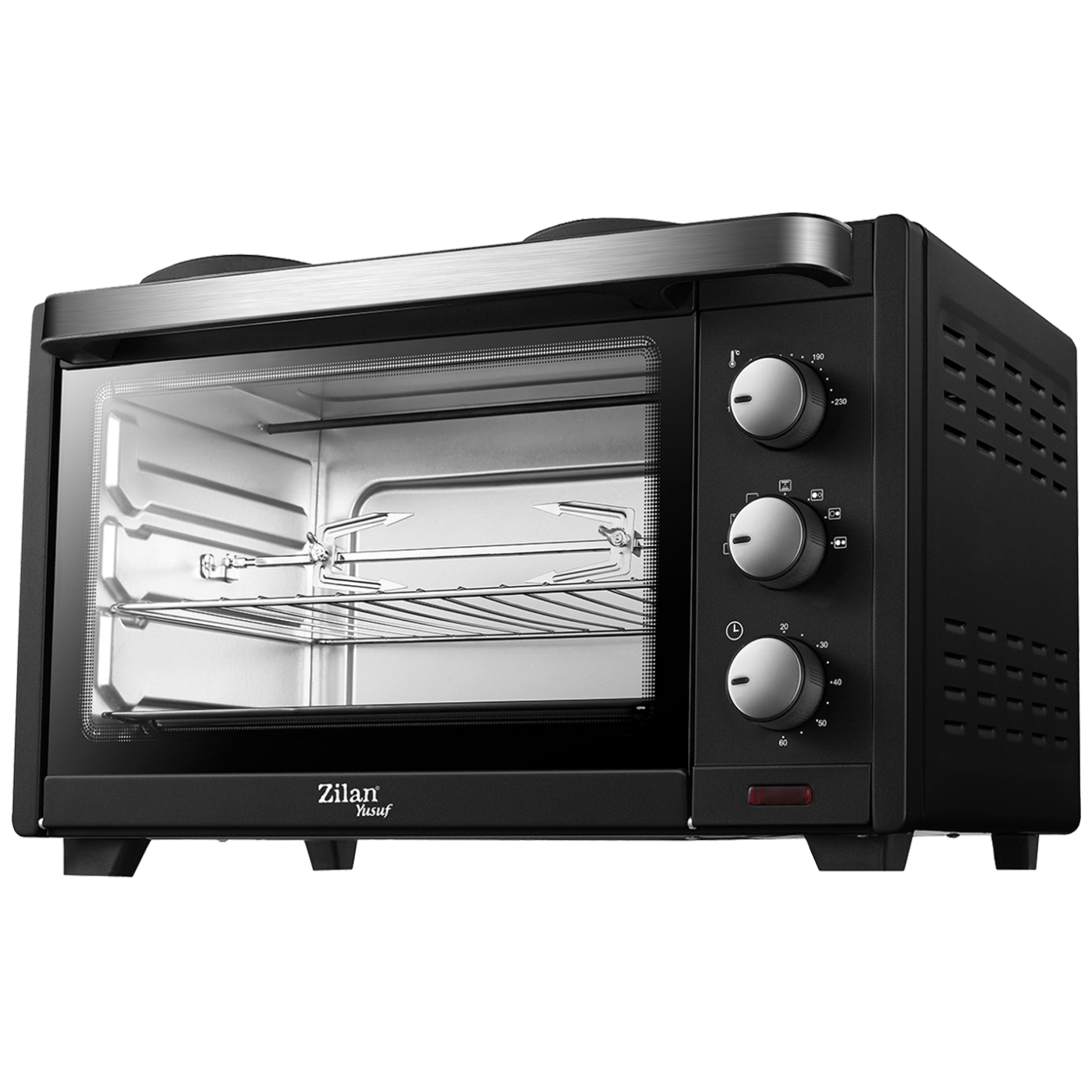 Zilan Mini pećnica sa grilom, zapremina 28 l, 3200 W crna - ZLN0997-0