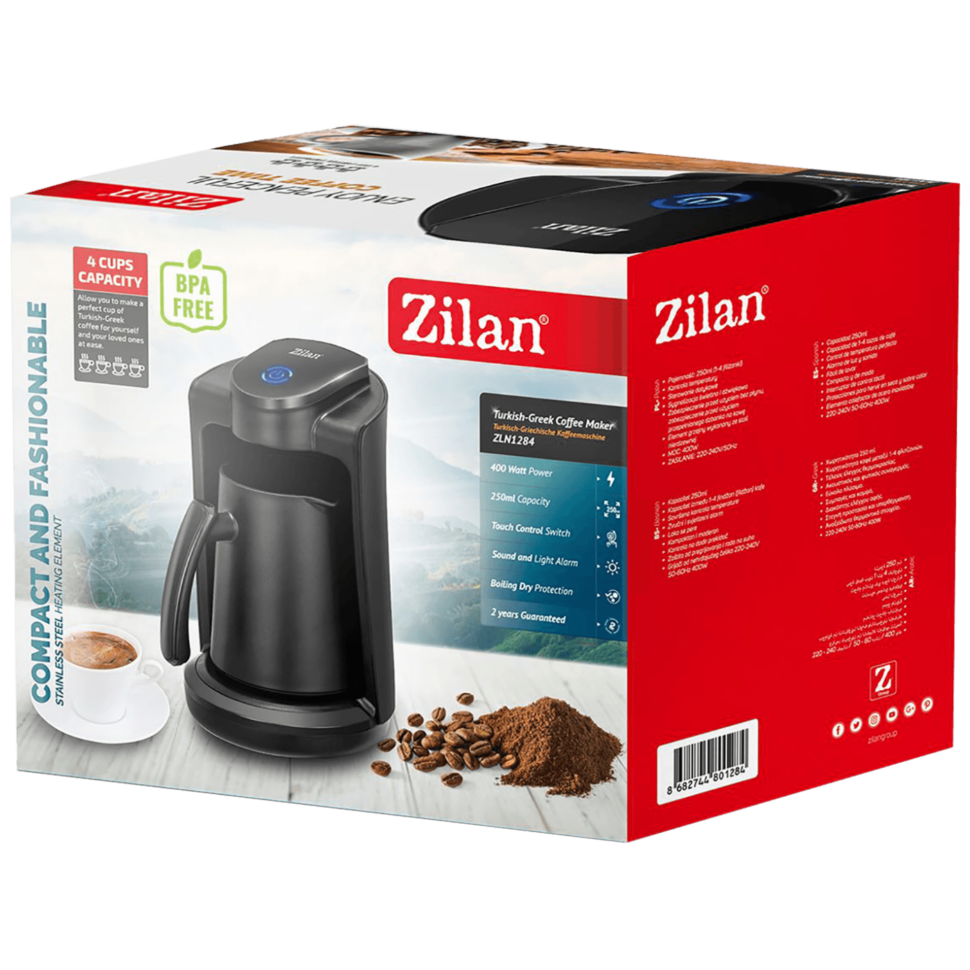 Aparat za  kavu ZILAN ZLN1284, 400W, šalice-1