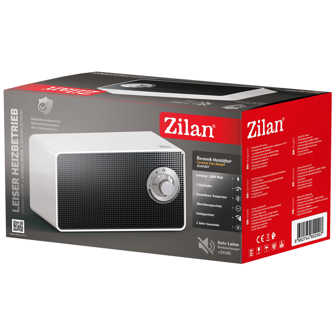Zilan Grijalica keramička, snaga 1000 W - ZLN2007-1