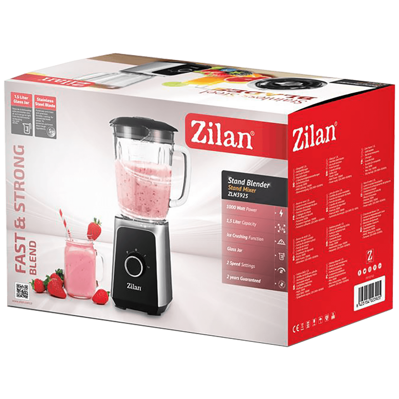 Blender ZILAN ZLN3925 (1.5L, 1000 W, 2 brzine)-1