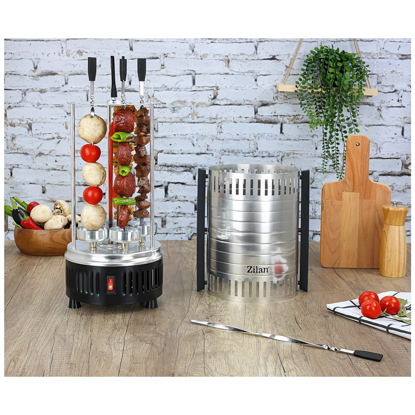 Zilan Grill / Roštilj, električni, vertikalni, 900 W - ZLN5565-4