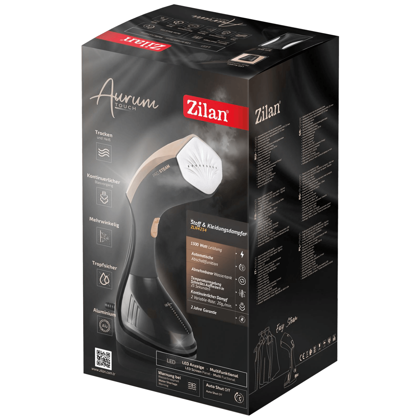 Glačalo na paru ZILAN za vertikano glačanje Aurum Touch - ZLN4254-1