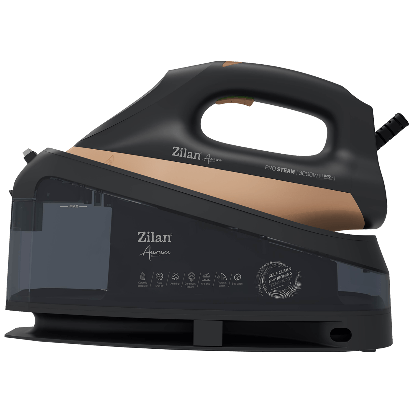 Glačalo na paru sa parnom postajom ZILAN Aurum Touch - ZLN4261-0