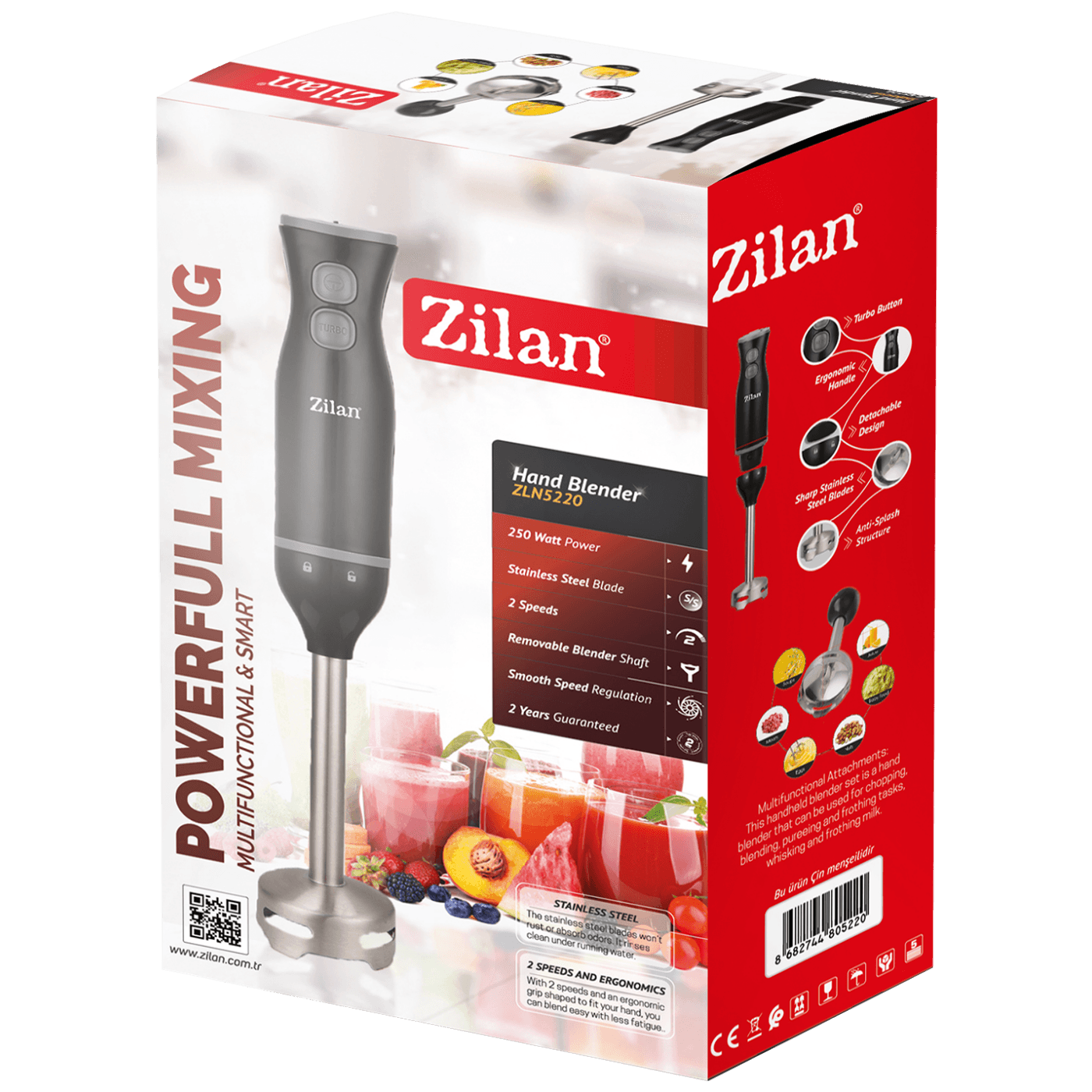 Blender Zilan 250 W, 2 brzine - ZLN5220-2