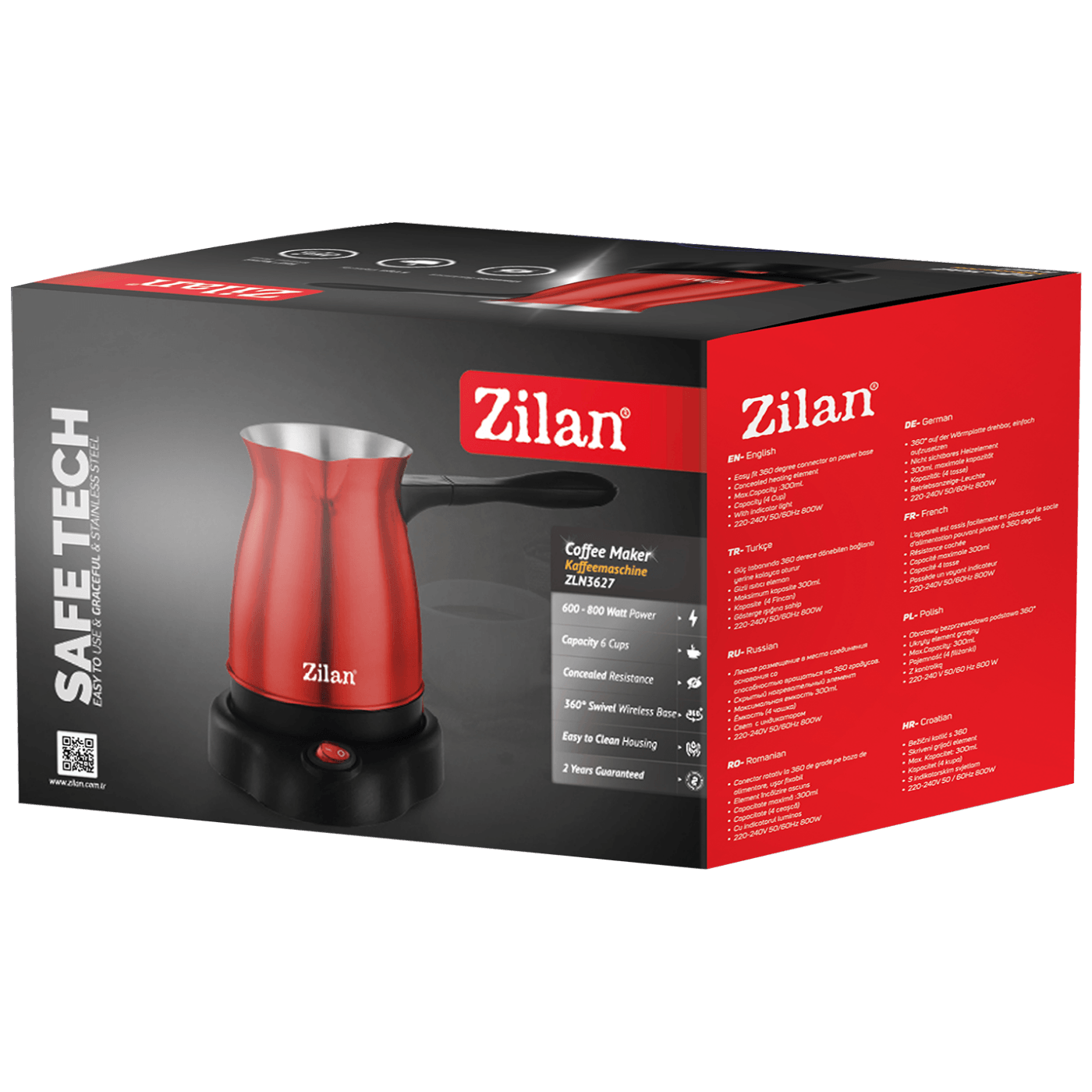 Zilan Kuhalo za kavu, 800W - ZLN3627-1
