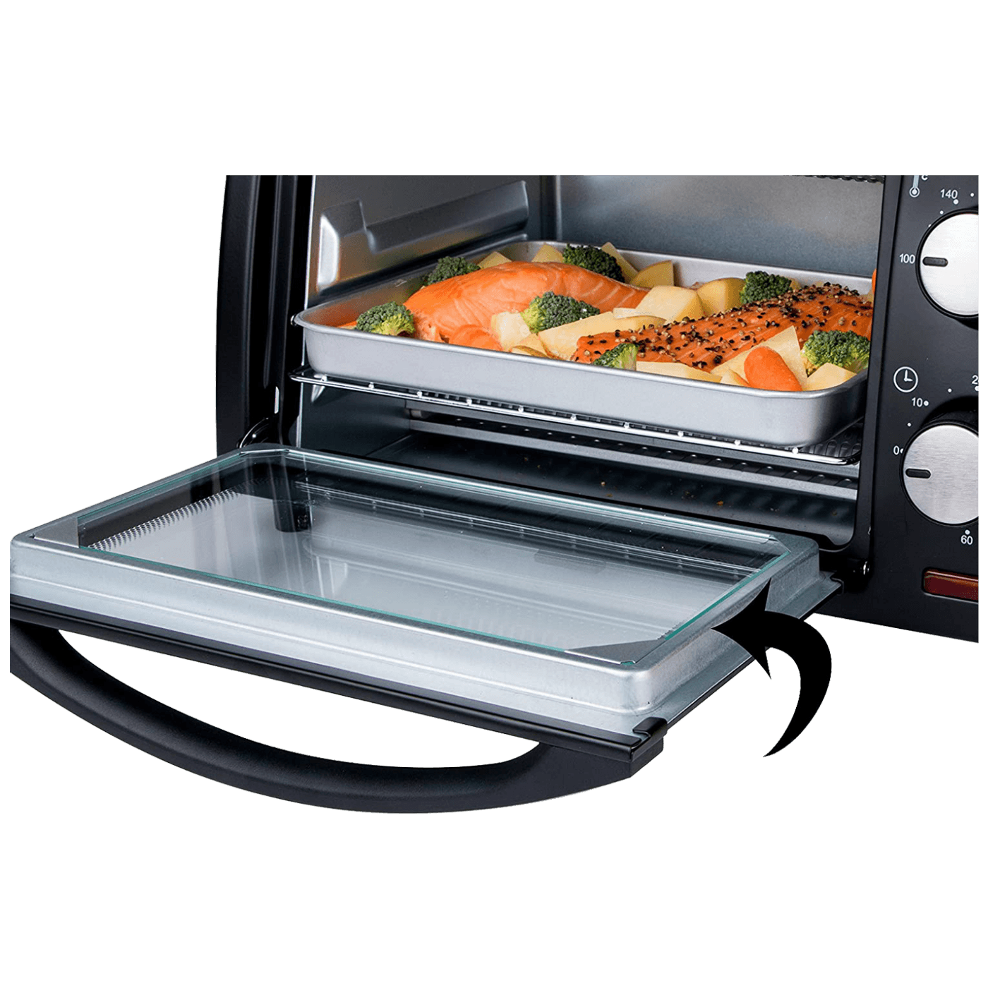 Zilan Mini pećnica, zapremina 9 l, 800 W crna - ZLN4328-4