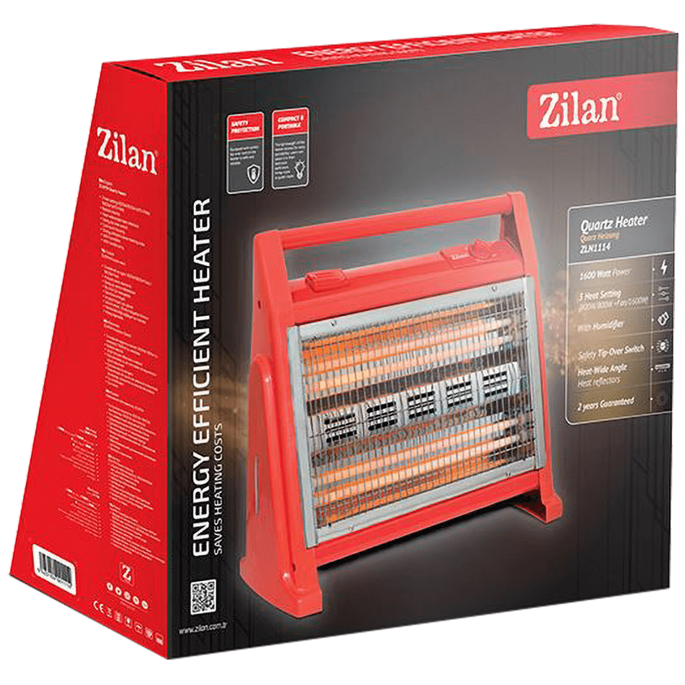 Zilan Grijalica sa halogenim ( kvarcnim ) grijačem, 1600 W - ZLN1114-3
