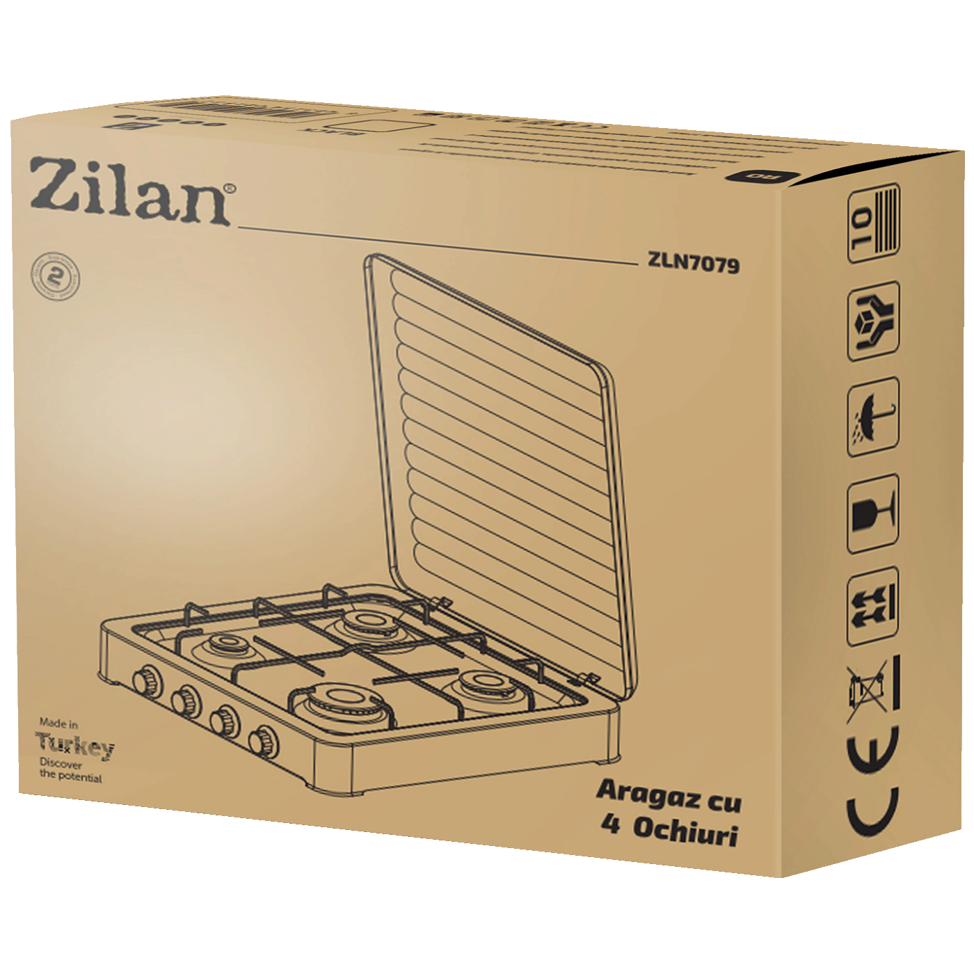 Zilan Plinski rešo sa 4 plamenika - ZLN7079/BK-3