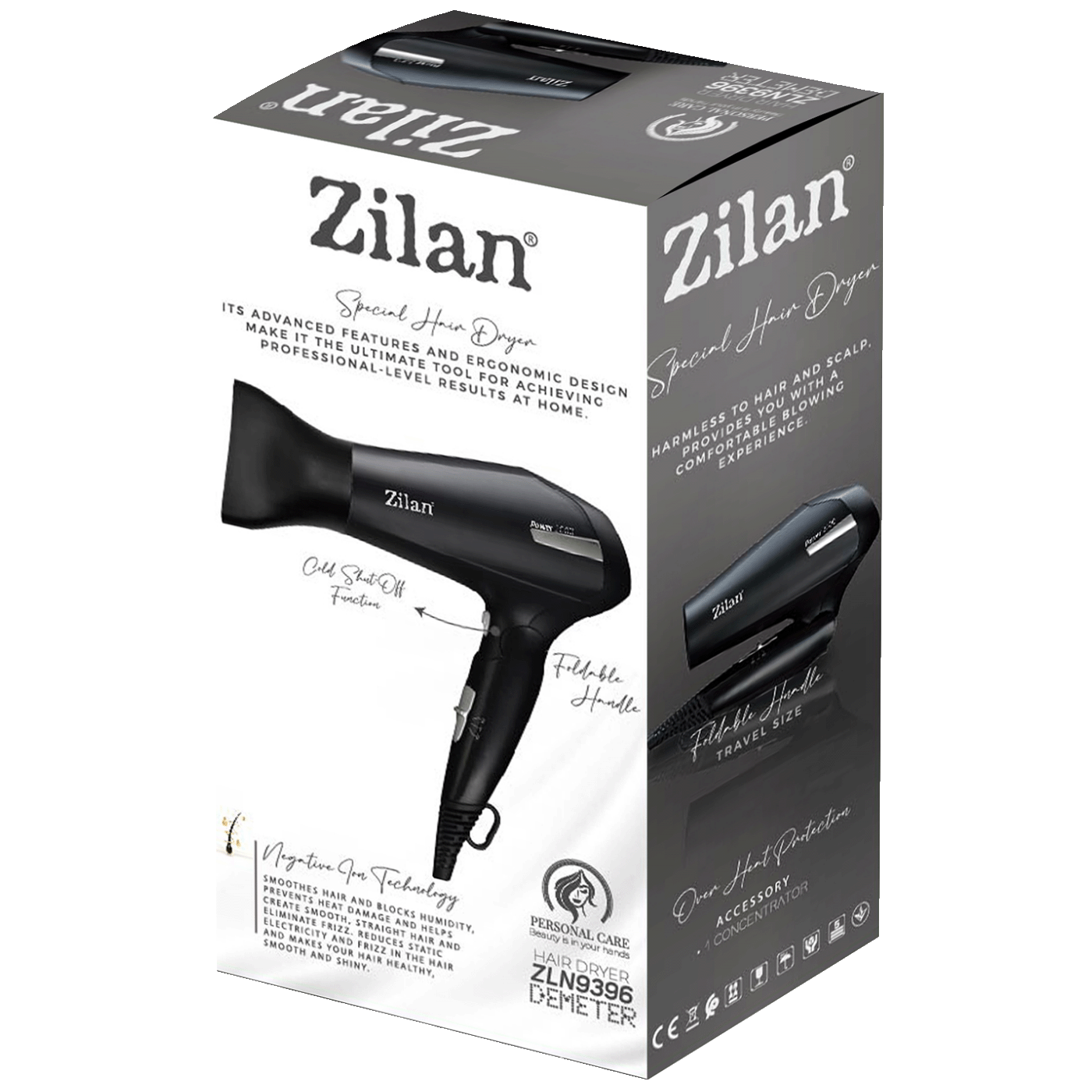 Zilan Fen za kosu, 2000 W - ZLN9396 Demeter-2