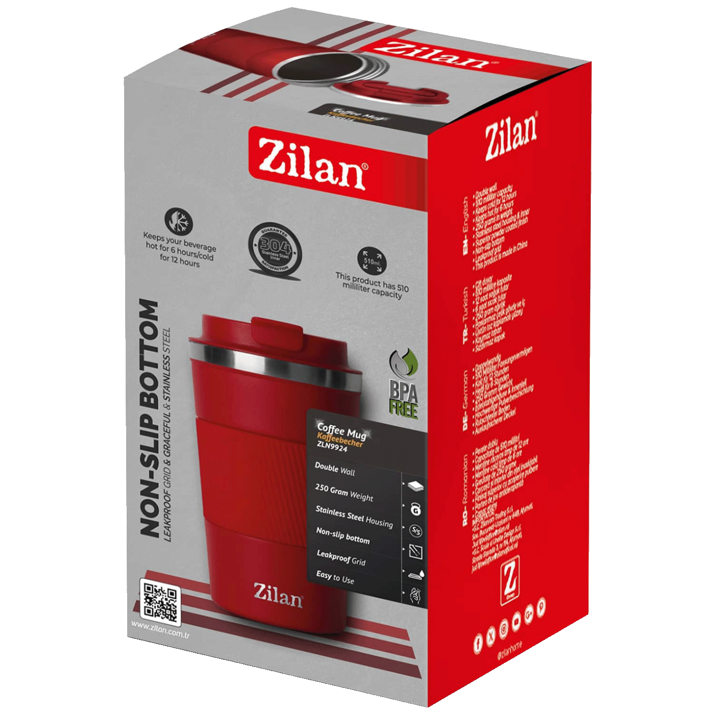 Zilan Termos boca, 510 ml, crvena - ZLN9924-1