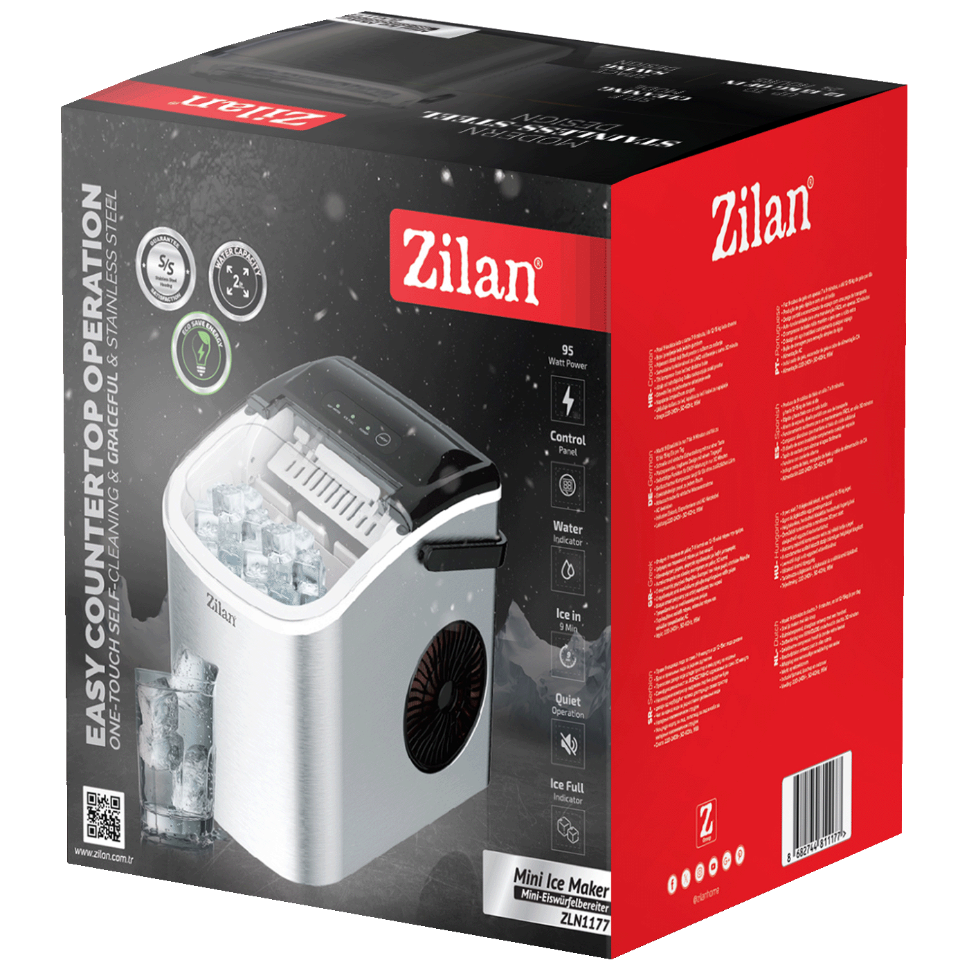 Zilan Aparat za led - Ledomat, 12-15 kg/24h, 95W - ZLN1177-5