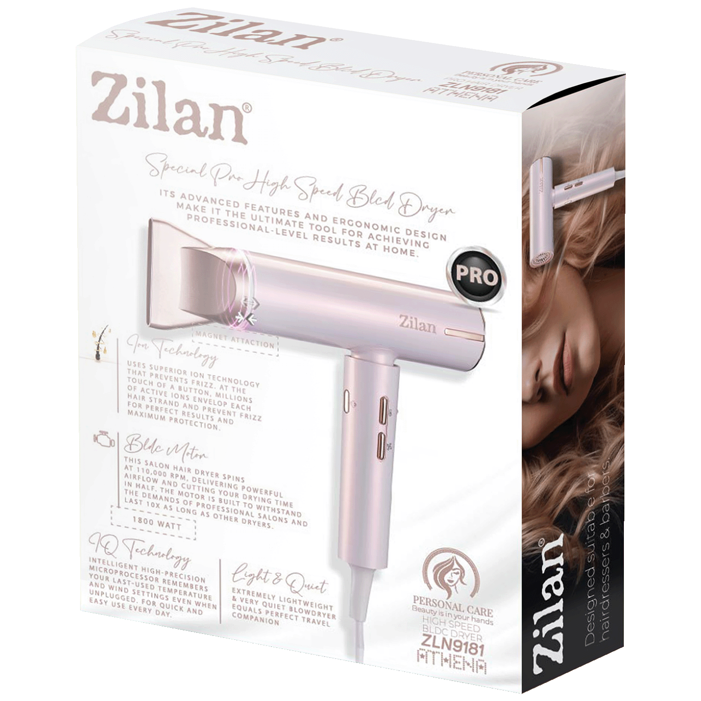 Zilan Fen za kosu, 1800W - ZLN9181-2