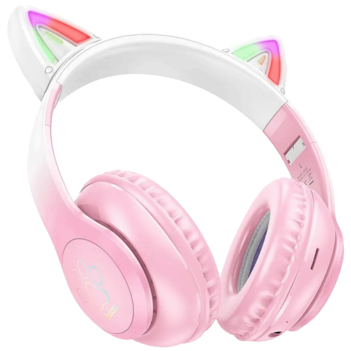 hoco. Slušalice bežične sa mikrofonom, Bluetooth - W42 Cat Ears, Cherry Blossom-1