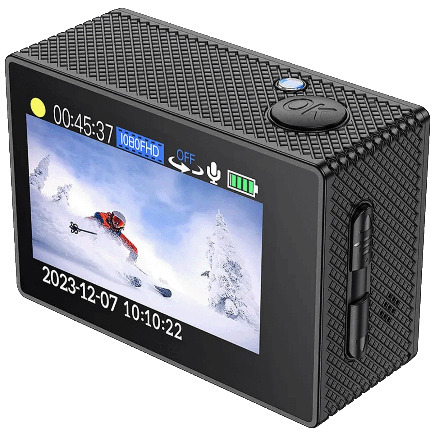 hoco. Sportska kamera, 2" IPS LCD, FullHD, WiFi, microSD - DV100-3