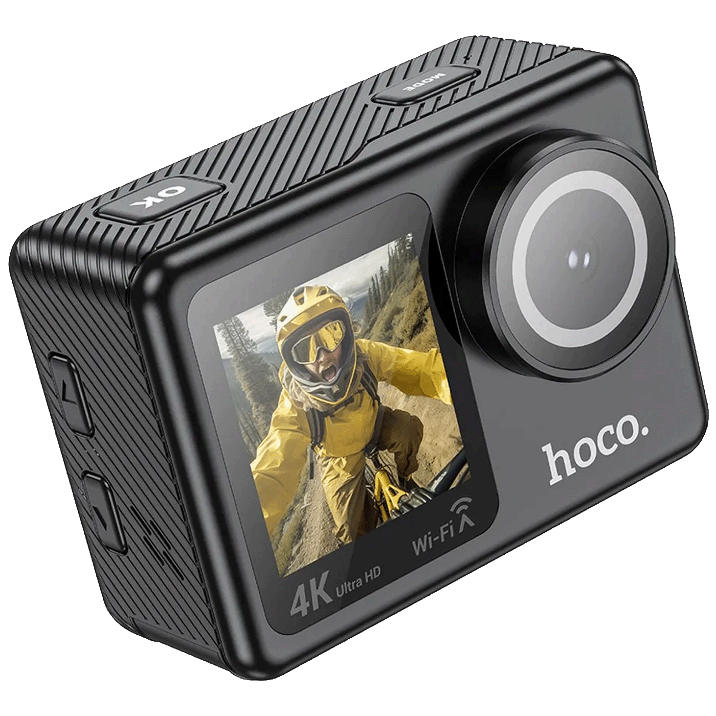 hoco. Sportska kamera, 1.3"/ 2" IPS LCD, 4K UHD, WiFi, microSD - DV101-0