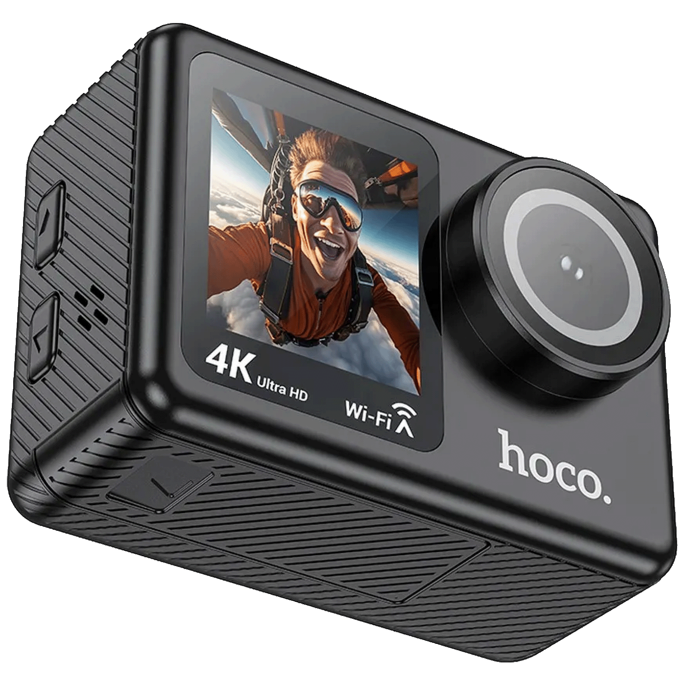 hoco. Sportska kamera, 1.3"/ 2" IPS LCD, 4K UHD, WiFi, microSD - DV101-1