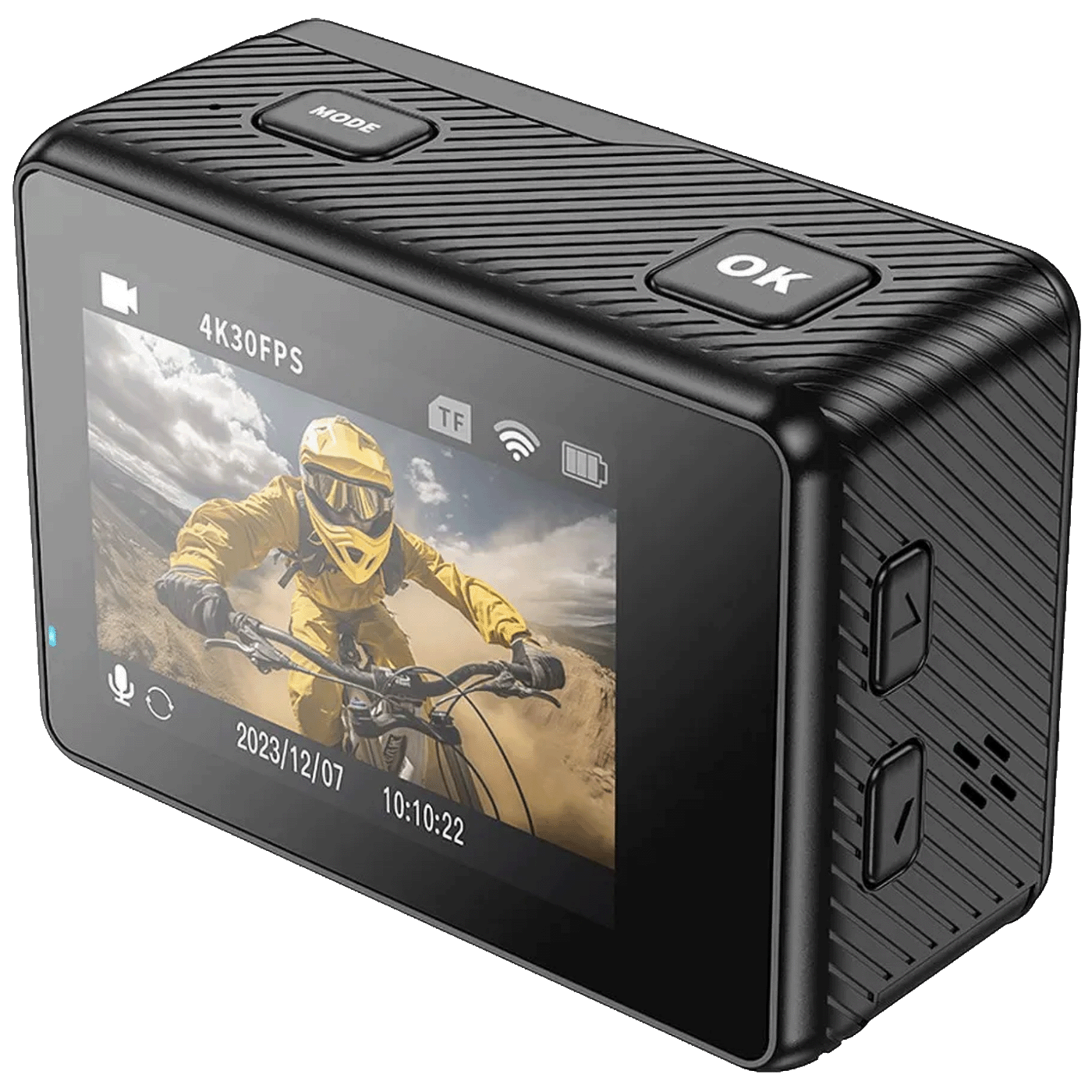 hoco. Sportska kamera, 1.3"/ 2" IPS LCD, 4K UHD, WiFi, microSD - DV101-3