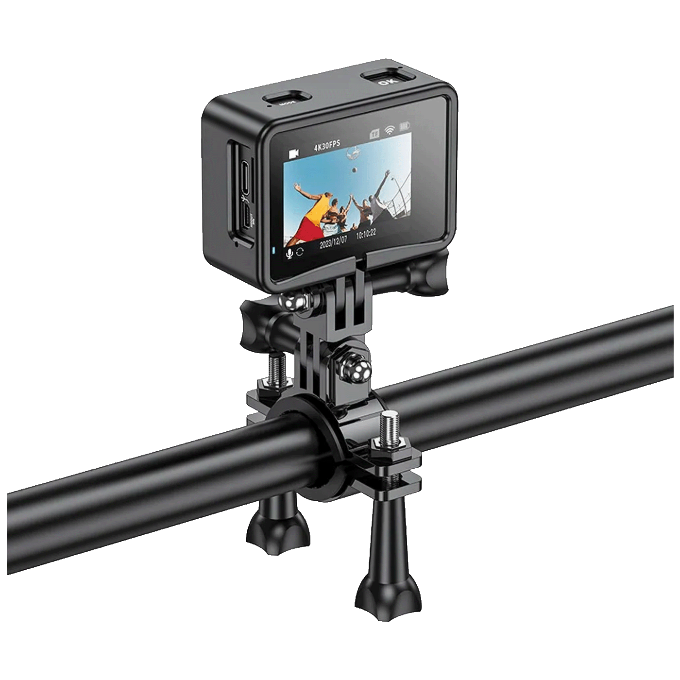 hoco. Sportska kamera, 1.3"/ 2" IPS LCD, 4K UHD, WiFi, microSD - DV101-4