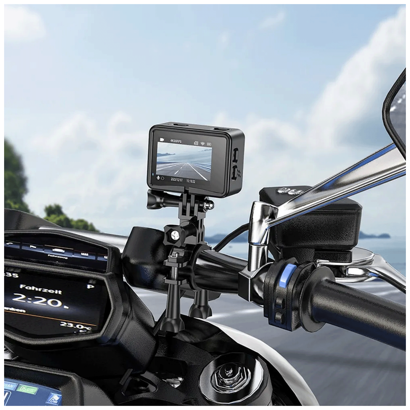 hoco. Sportska kamera, 1.3"/ 2" IPS LCD, 4K UHD, WiFi, microSD - DV101-7