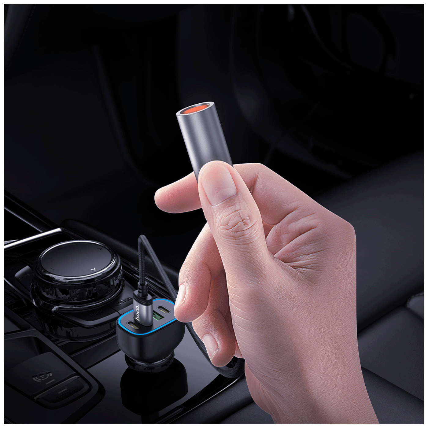 hoco. Upaljač za cigarete sa USB kabelom - UA30 USB-5