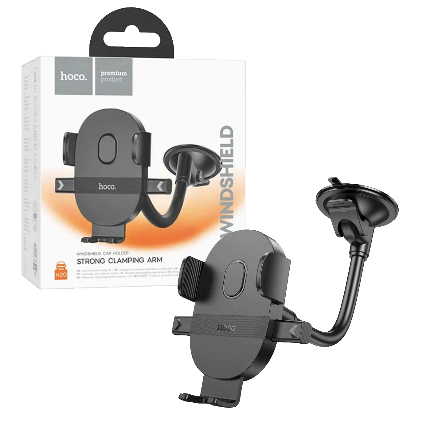 hoco. Auto držač za mobilne uređaje od 4.7 do 7" - H20 Mighty-0