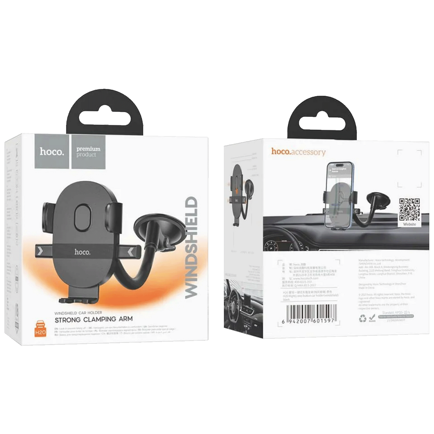 hoco. Auto držač za mobilne uređaje od 4.7 do 7" - H20 Mighty-4