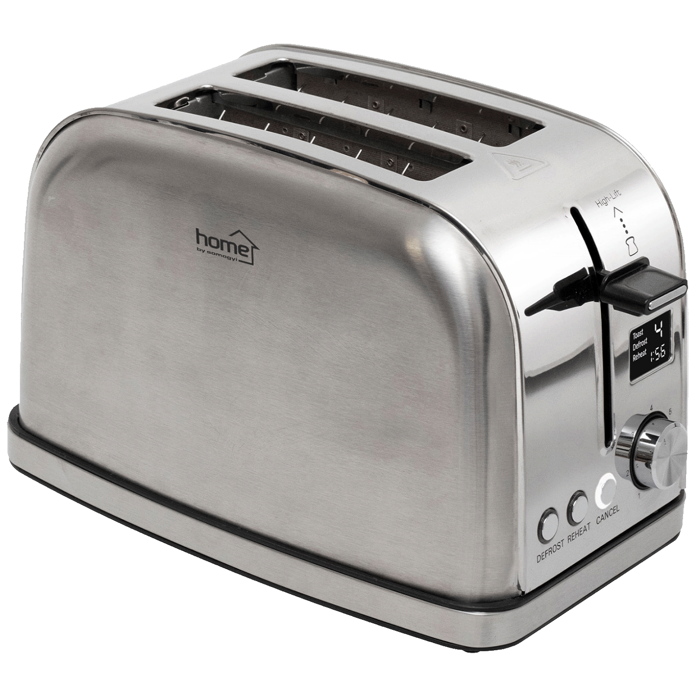 home Toster, 950W, za 2 kriške, 7 nivoa tostiranja, LCD - HGKP22LCD-0