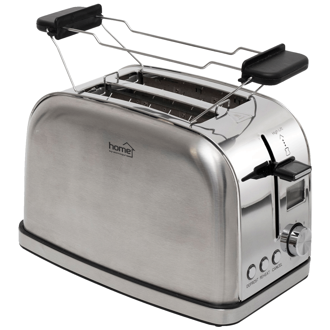 home Toster, 950W, za 2 kriške, 7 nivoa tostiranja, LCD - HGKP22LCD-1