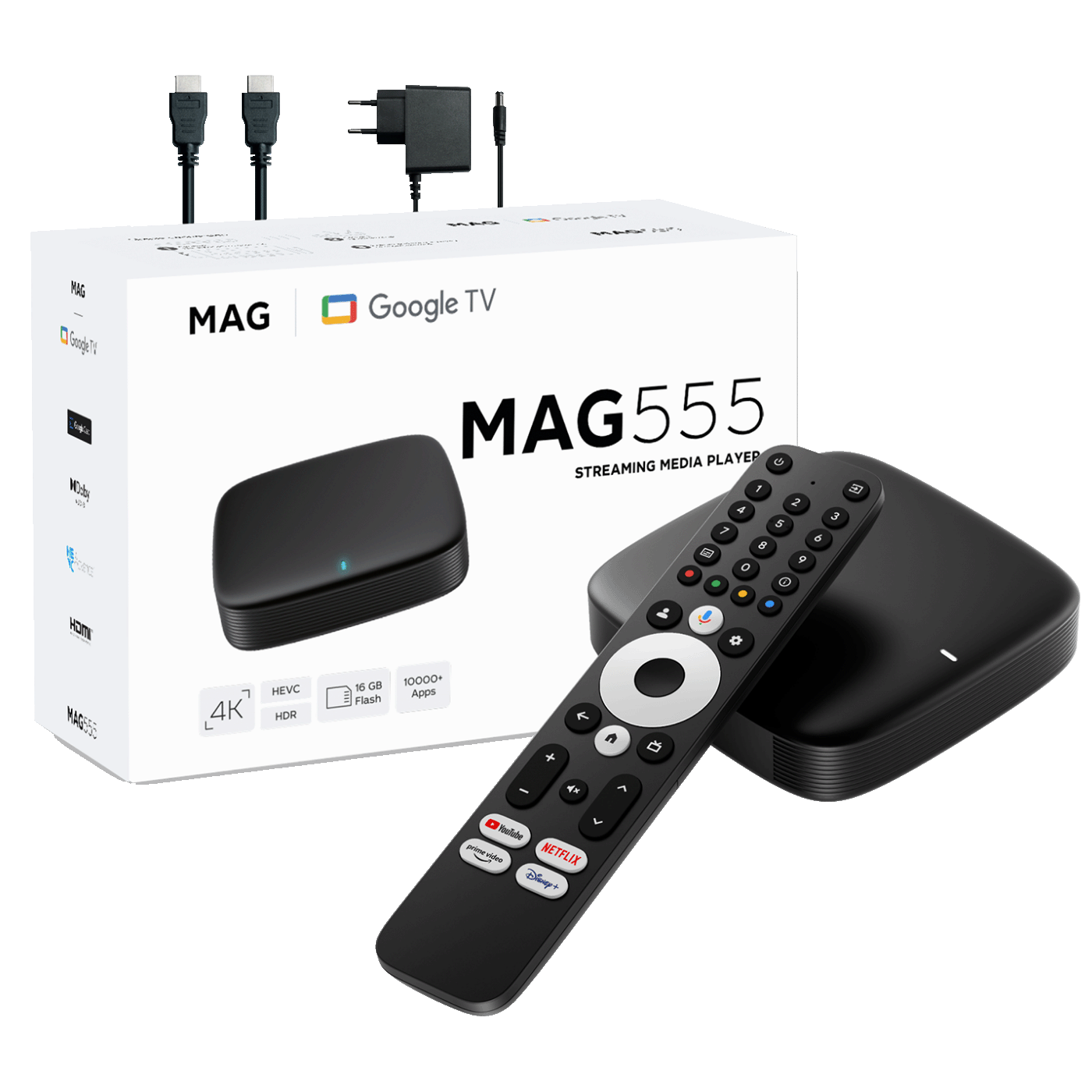 Mag Prijemnik IPTV za Stalker midlleware, 4K HDR, Google TV - MAG 555-5