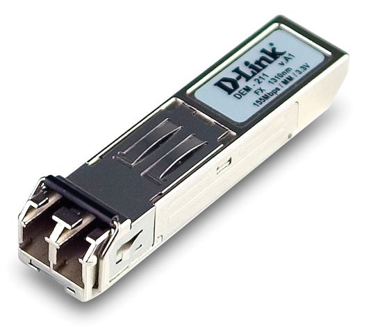SFP D-LINK DEM-211 (155mbps, multi-mode, lc, 2km, wavelength 1310nm, duplex lc connector, power voltage 3.3v)-0