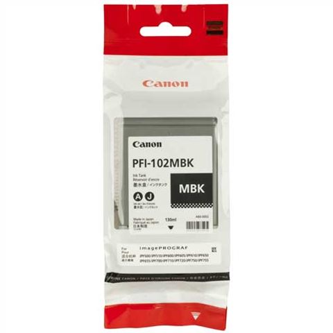 Tinta CANON PFI-102 MBK Matt crna