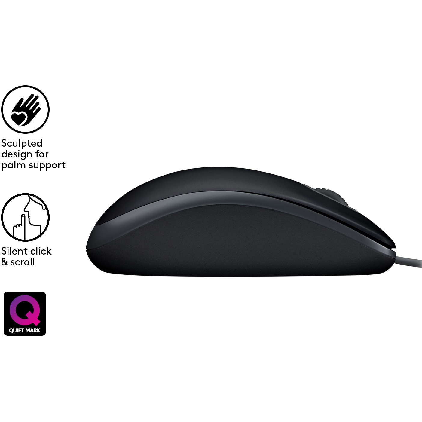 Miš LOGITECH B110 Silent (crni)-8