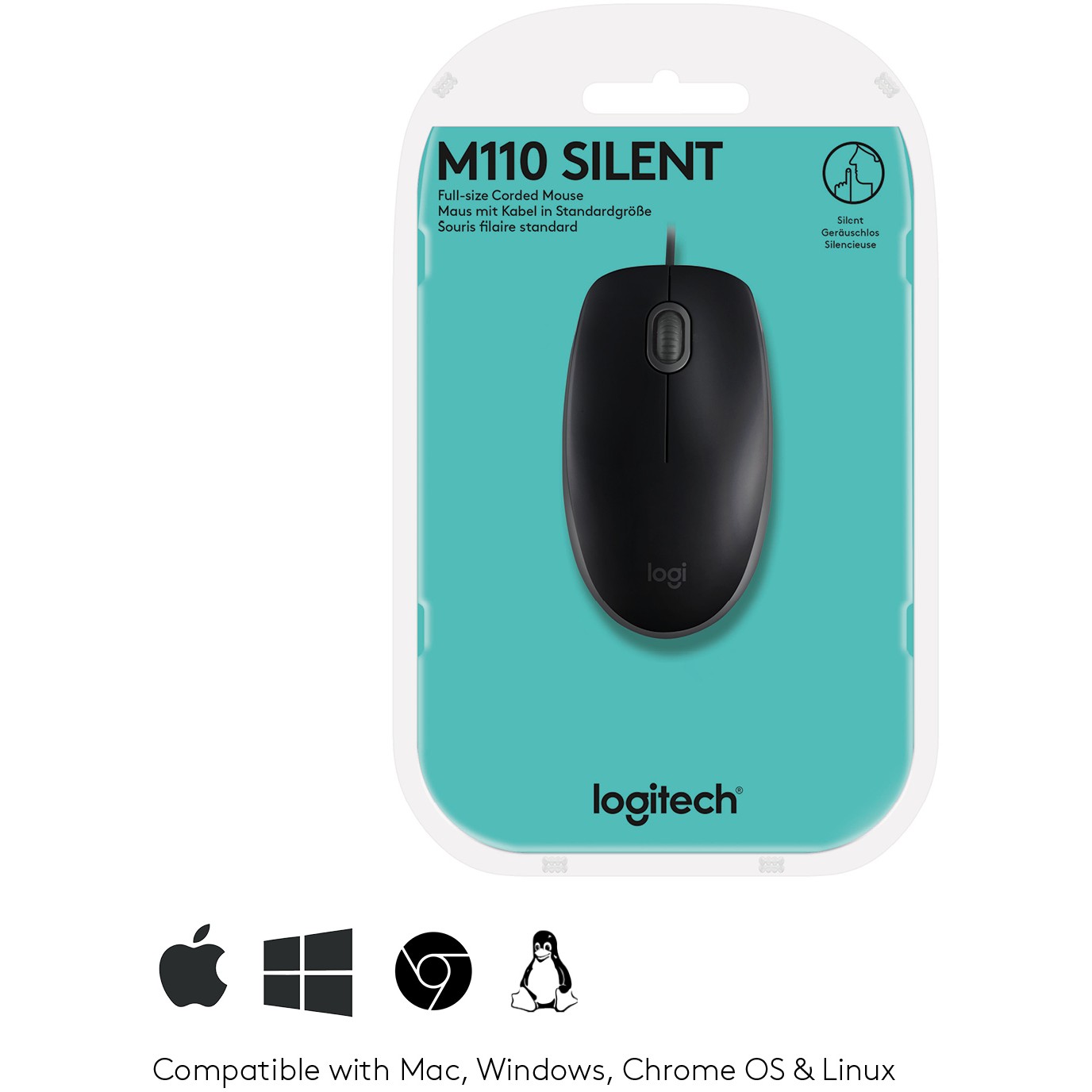 Miš LOGITECH B110 Silent (crni)-10