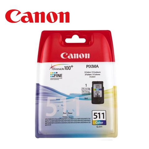 Tinta CANON + glava CL-511, boja