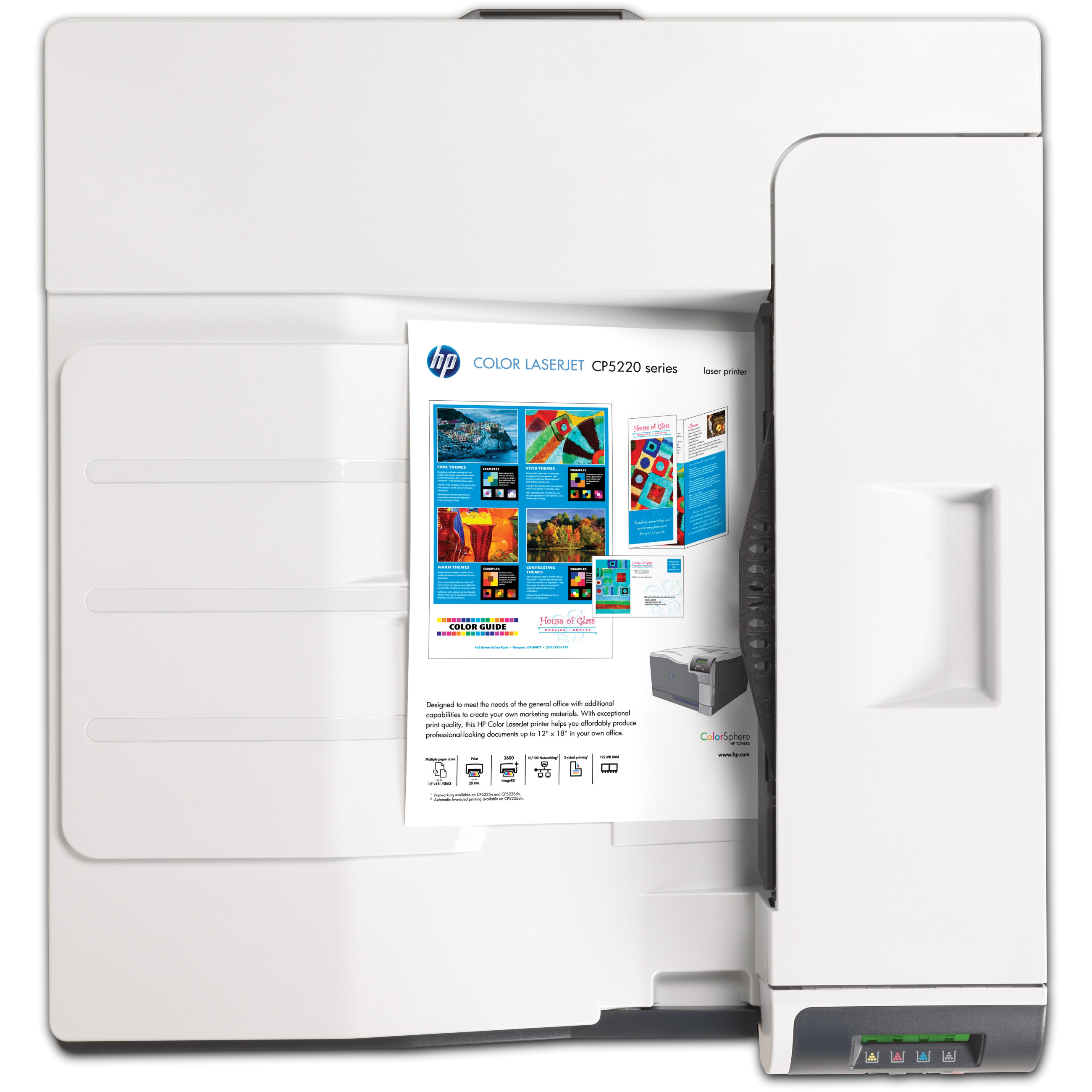 HP pisač kolor LaserJet CP5225n A3-10