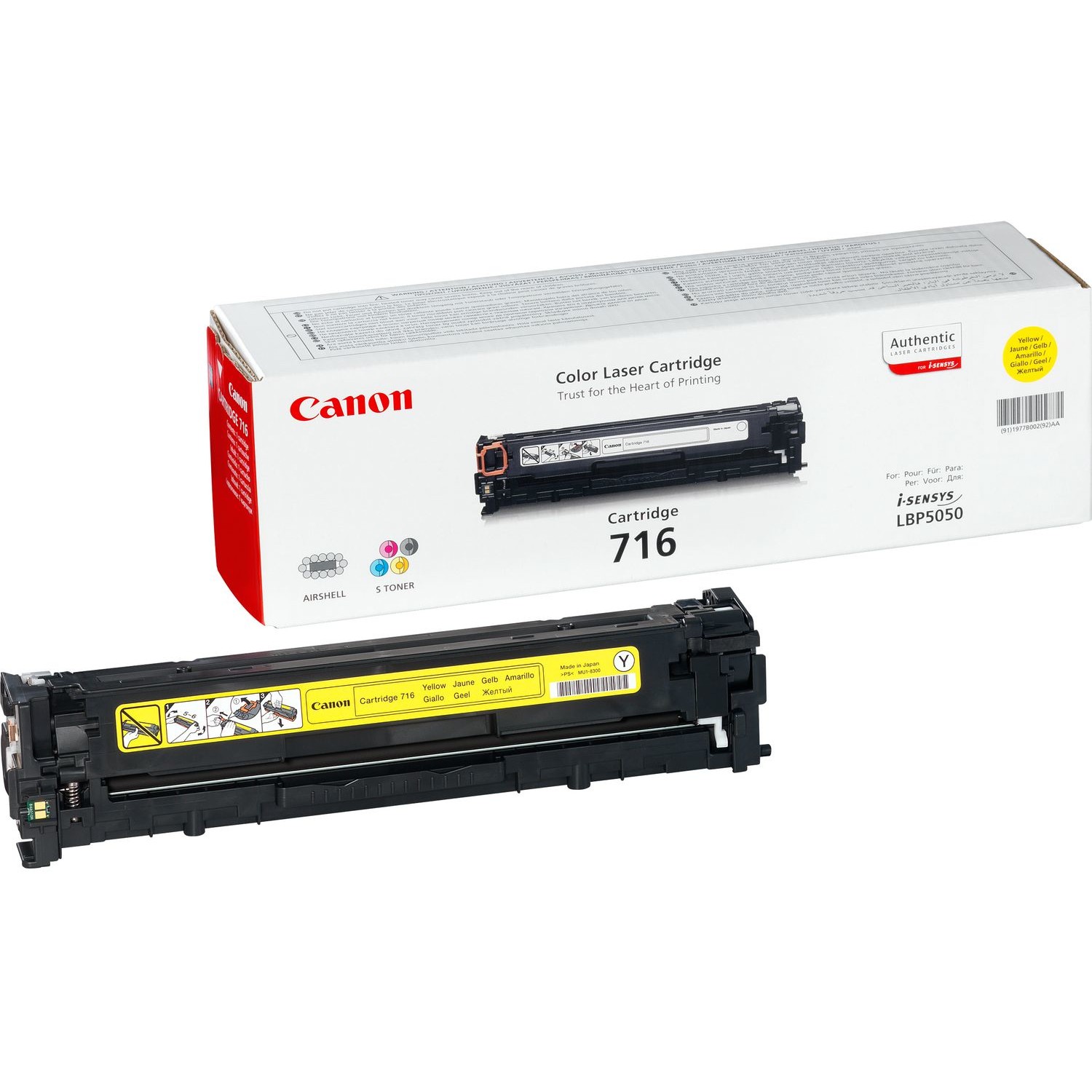 Toner Canon CRG-716Y-2