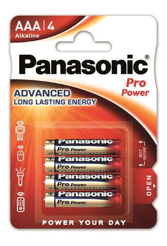 Baterija PANASONIC LR03PPG/4BP Alkaline Pro Power