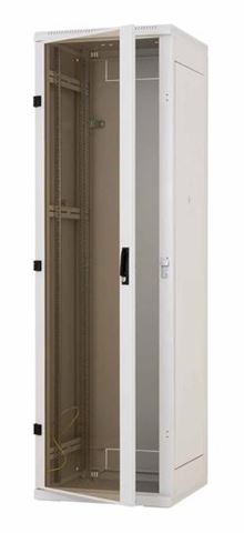 Mrežni ormar TRITON RMA-15-A68-CAX-A1 (15u, 600x800mm, samostojeći, staklena vrata, sivi)-0