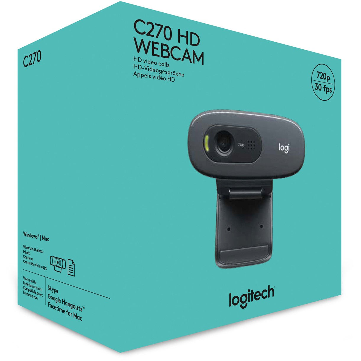 WEB kamera Logitech C270 HD-11