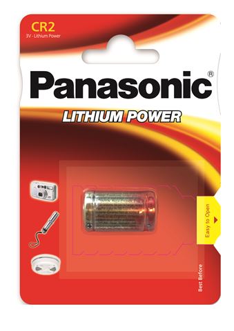 Baterija PANASONIC CR-2L/1BP (Lithium, 850mAh, 3V)-0