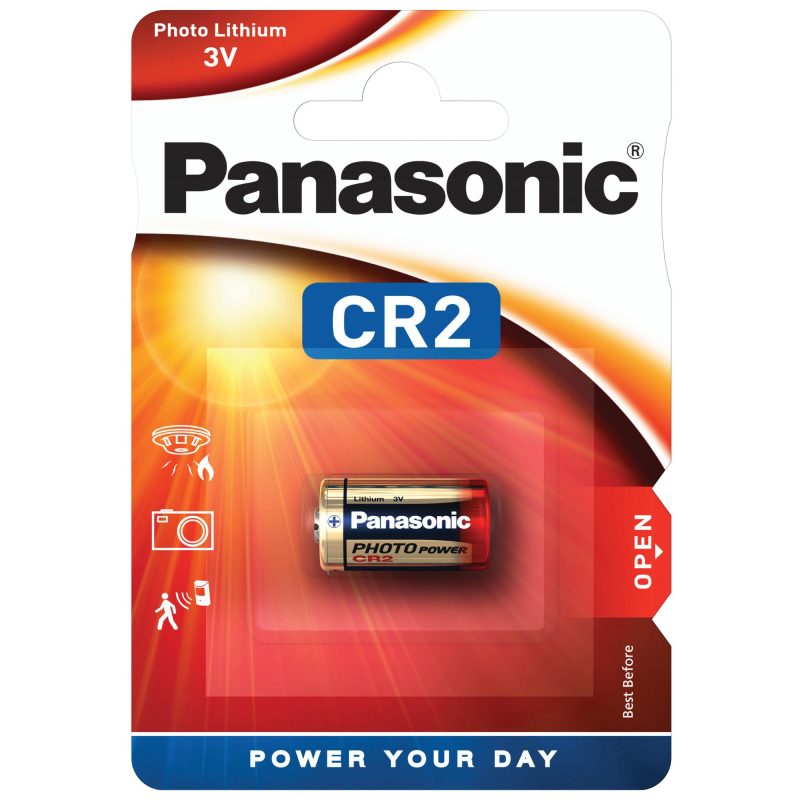 Baterija PANASONIC CR-2L/1BP (Lithium, 850mAh, 3V)-1
