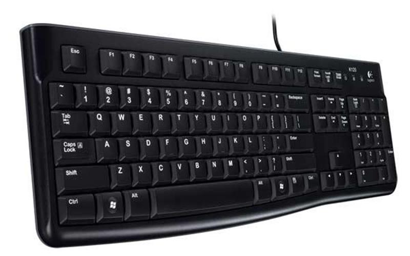 Tipkovnica LOGITECH Corded Keyboard K120 - Business EER - Slovenian layout - crna-8
