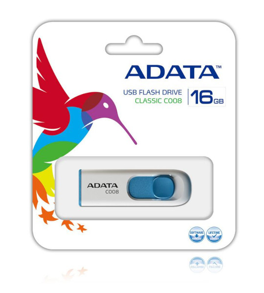 USB memorija Adata 16GB C008 White-1
