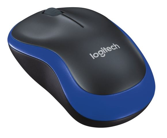 Miš LOGITECH M185 (bežični crno-plavi)