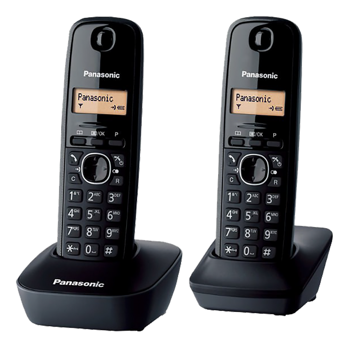 Bežični telefon PANASONIC KX-TG1612FXH (crna boja)-0