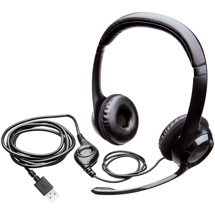 Slušalice LOGITECH H390 USB (žične)-4