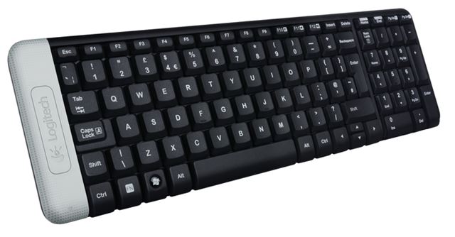 Tipkovnica LOGITECH K230 (bežična, membranska, crna)-0