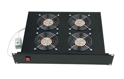 Ventilatorska jedinica TRITON RAB-CH-X02-A1 (19", 2u, 4 ventilatora, termostat, crna)-0