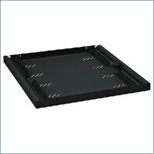 Triton polica 19" 1U/750mm crna, RAB-UP-750-A4-0